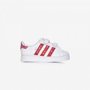 Superstar Ii Cf Led Alice In Wonderland  Blanc/rouge   - B&eacute;b&eacute; -