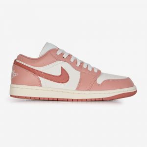 Air Jordan 1 Low  Blanc/rouge