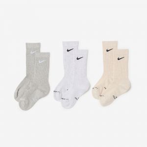 Chaussettes X3 Crew Everyday  Beige/gris   - Enfant -