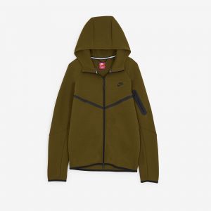 Jacket Tech Fleece Fz  Vert/noir