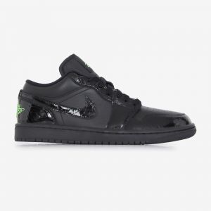 Air Jordan 1 Low Croc  Noir/vert