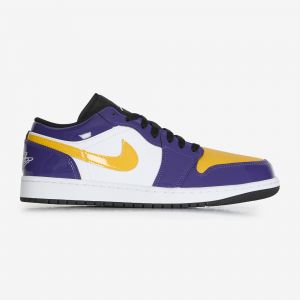 Air Jordan 1 Low  Violet/jaune