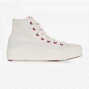 Chuck Taylor Lift Hi Love  Blanc/rouge