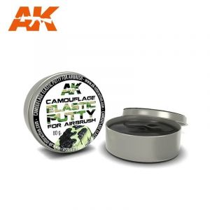 Colle PUTTY ÉLASTIQUE CAMOUFLAGE  - AK Interactive Colles à maquette  - AK-AK8076