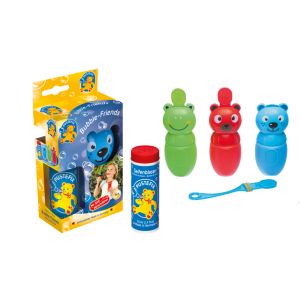 PUSTEFIX Amis des bulles (chat, ours, grenouille)  - Jeu pour enfant  - RV-420869425