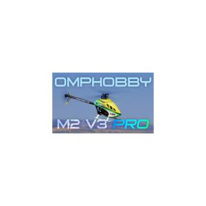 H&eacute;licopt&egrave;re RC HELICOPTERE OMPHOBBY 3D M2 V3 PRO vert  - H&eacute;licopt&egrave;re rc birotor  - 38oshm0052