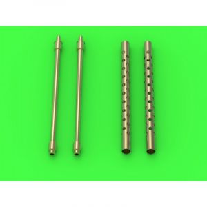 Accessoire Canons de calibre .50 (12,7 mm) pour avions Browning M2 (x 2 pi&egrave;ces) (con&ccedil;us pour &ecirc;tre utilis&eacute;s avec les kits Airfix, Kinetic Mo MR24-017