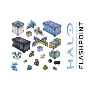 Jeu de plateau Halo: Flashpoint - Unsc Base Terrain Set  - MANTIC Jeu de plateau et accessoires  - CO-107186