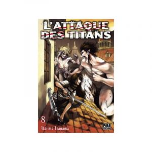 L'Attaque Des Titans Tome 8  - PIKA Manga  - 9782811615154