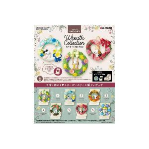 Figurine Snoopy Wreath Collection Asst Boite De 6pcs  - Re-ment Figurine  - REM25127