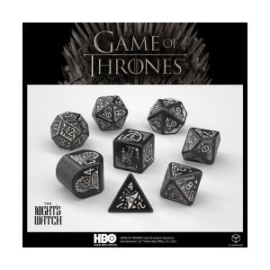 Game of Thrones pack dés Night's Watch (8)  - Q Workshop Dés  - QWS20255A