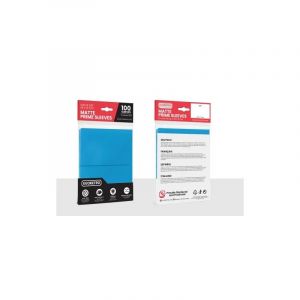 EVORETRO -Pochettes cartes mates F. stand. 66x91mm Bleu Clair 100-Pack  - BEM'S Cartes à jouer  - BM-231223
