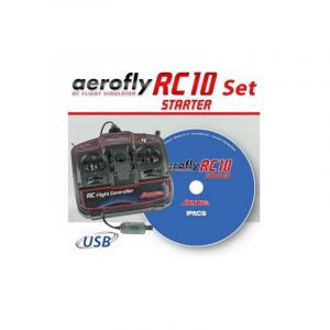 Simulateur rc Aerofly RC10 Starter commander  - Ikarus Simulateur de modélisme rc  - IK3092051