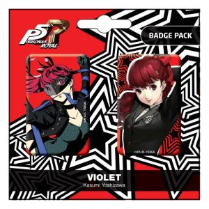 Persona 5 Royal pack 2 pin's Violet / Kasumi Yoshizawa  - POPbuddies Badges et broches  - POPB-PBBP32