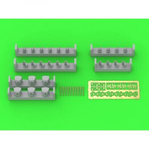 Accessoire SMS Emden - 10,5 cm SK L/40 guns - (resin, PE and turned parts) - (6pcs shielded and 4pcs open mount) SM350-113  - Master Kits de d&eacute;tail de