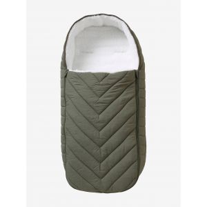 Chanceli&egrave;re poussette esprit doudoune vert sauge