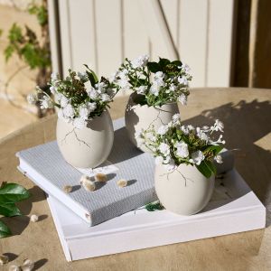 Lot de 3 &oelig;ufs d&eacute;coratifs Waverlye