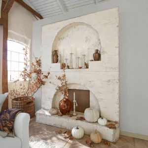 Console de cheminée Forêt Émeraude
