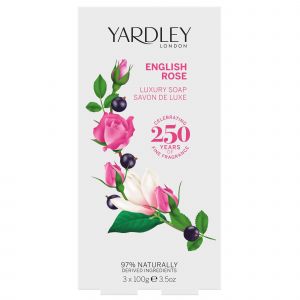 Yardley - English Rose Soap 3 x 100g  for Women