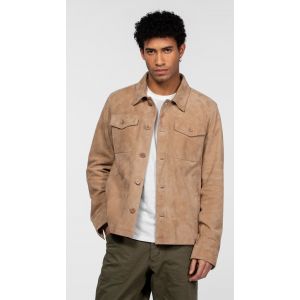 Veste cuir homme peau beige Daytona 73