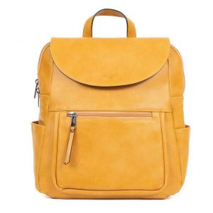 Sac à dos synthétique jaune Hexagona