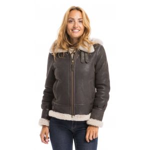 bombardier femme marron Cuirs Guignard