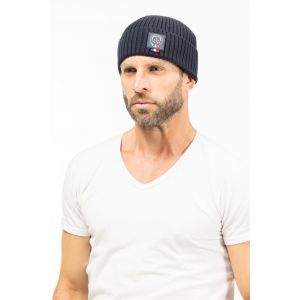 Bonnet laine homme navy Patrouille de France