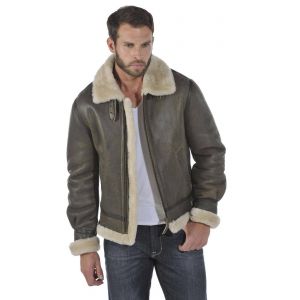 bombardier homme marron Cuirs Guignard