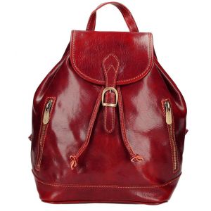 Sac à dos cuir femme rouge Cuirs Guignard