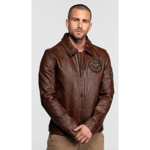 Blouson cuir homme cognac Daytona 73