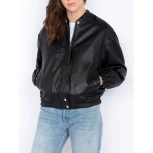 Blouson bombers retro Schott noir