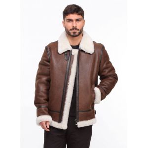 Bombardier mouton homme marron Cuirs Guignard