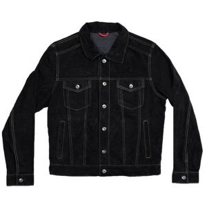 Blouson peau homme noir style jeans Daytona
