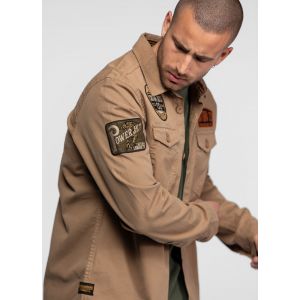 Chemise militaire homme beige Daytona 73