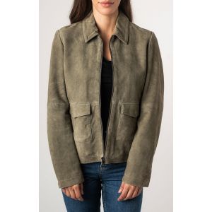 Blouson peau femme sage Gipsy