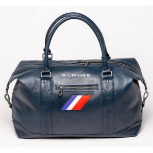 Sac Week-End cuir Alpine Bleu 24H du Mans