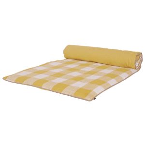 Housse d'édredon en lin lavé Palma II 85x200 cm - 4 couleurs - Haomy - Harmony Textile, Paille
