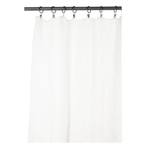 Rideau voile de lin lavé Florence 140x300 cm - 2 couleurs - Haomy, Blanc