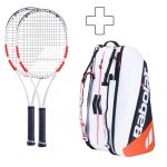 Babolat 2x Pure Strike 16x19 + Sac De Tennis