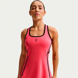 Nike Court Dri-Fit Advantage Robe Femmes-corail