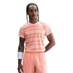 Nike Court Dri-FIT Victory Print T-shirt Hommes-Corail