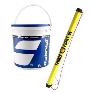 Babolat Seau de 36 balles Stage 2 + ramasse balles forme tube