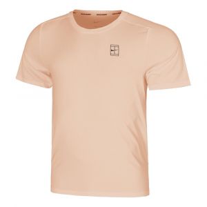 Nike Court Dri-FIT Advantage T-shirt Hommes - corail, noir