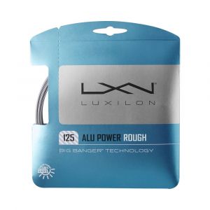 Luxilon Alu Power Rough Cordage En Garniture 12,2m - Argent