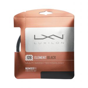 Luxilon Element Cordage En Garniture 12,2m Edition Sp&eacute;ciale-Noir