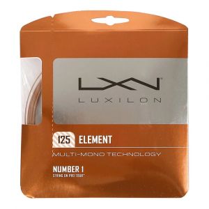 Luxilon Element Seed Set Bronze Cordage En Garniture 12,2m - Marron