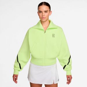 Nike Court Dri-Fit Advantage  Veste de surv&ecirc;tement Femmes-jaune lemon