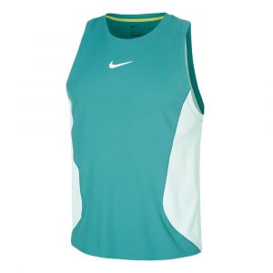 Nike Court Dri-Fit Advantage Slam D&eacute;bardeur Tank Top Hommes-Bleu Petrol, Blanc