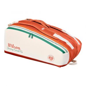 Wilson Tour Team Roland Garros Housse de raquette Lot de 9 - cr&egrave;me