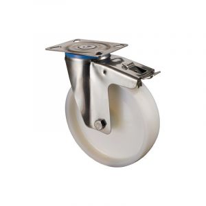 Rouleau de renvoi bs rollen 1 pi&egrave;ce(s) rouleau de renvoi d. de la roue 125&nbsp;mm cap. charge 130&nbsp;kg - bs rollen